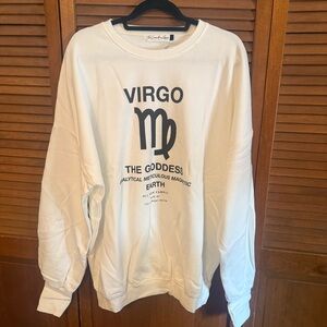 The Laundry Room Virgo Cream Sweatshirt